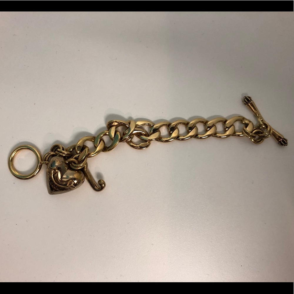 Vintage Classic Juicy Couture gold charm bracelet